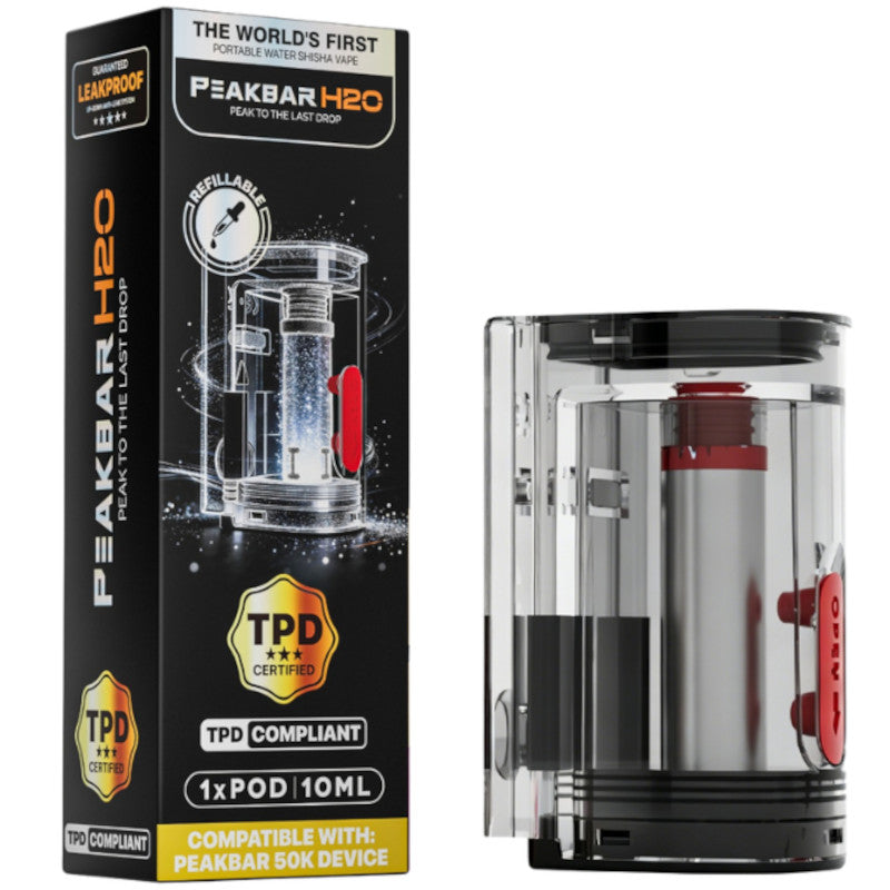Cartouches 10ml H2O Pro Pod Peakbar