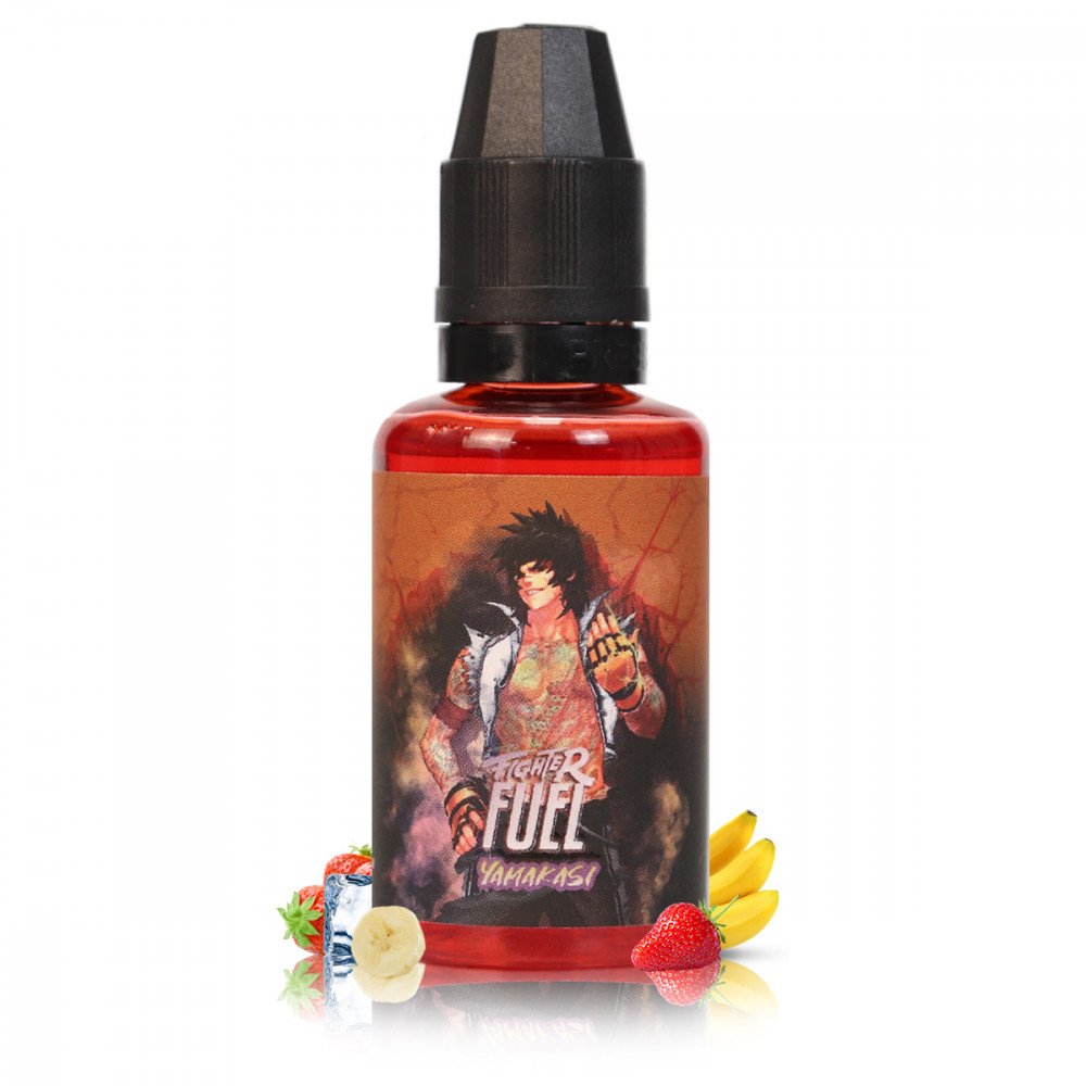Yamakasi Concentré 30mL Fighter Fuel - Fraise Banane Fraîcheur