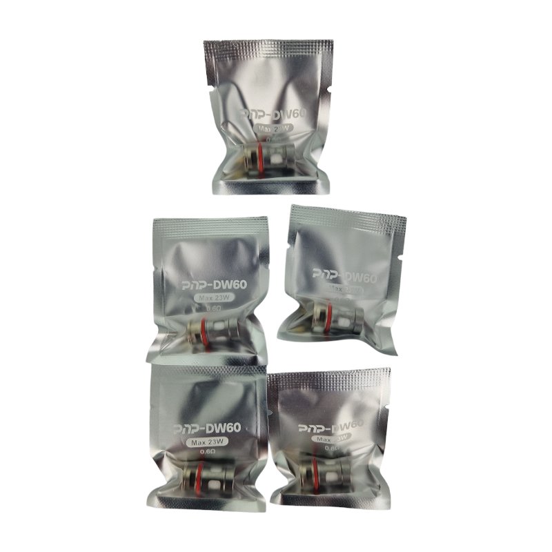 Pack de 5 résistances Mesh pnp-DW60 0.6ohm Voopoo Maycig