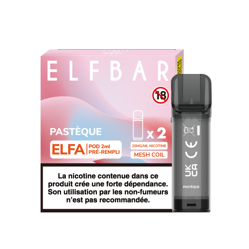 Pack de 2 Pods ELFA 20mg Elfbar