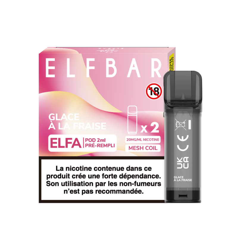 Pack de 2 Pods ELFA 20mg Elfbar