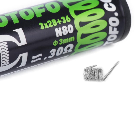 Pack de 10 Coils Alien Ni80 (28x3+36) Wotofo - Maycig
