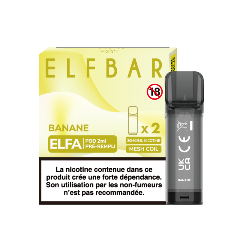 Pack de 2 Pods ELFA 20mg Elfbar