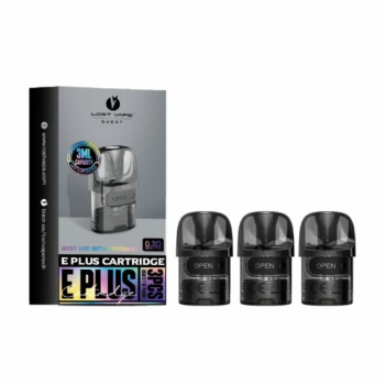 Pack de 3 cartouches E-Plus Lost Vape