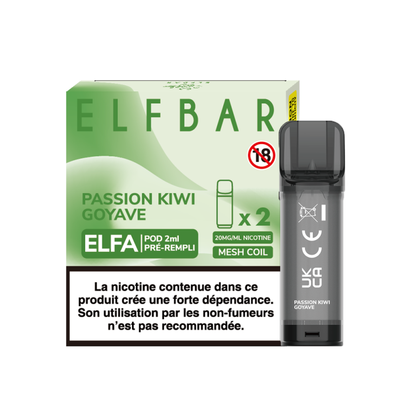 Pack de 2 Pods ELFA 20mg Elfbar